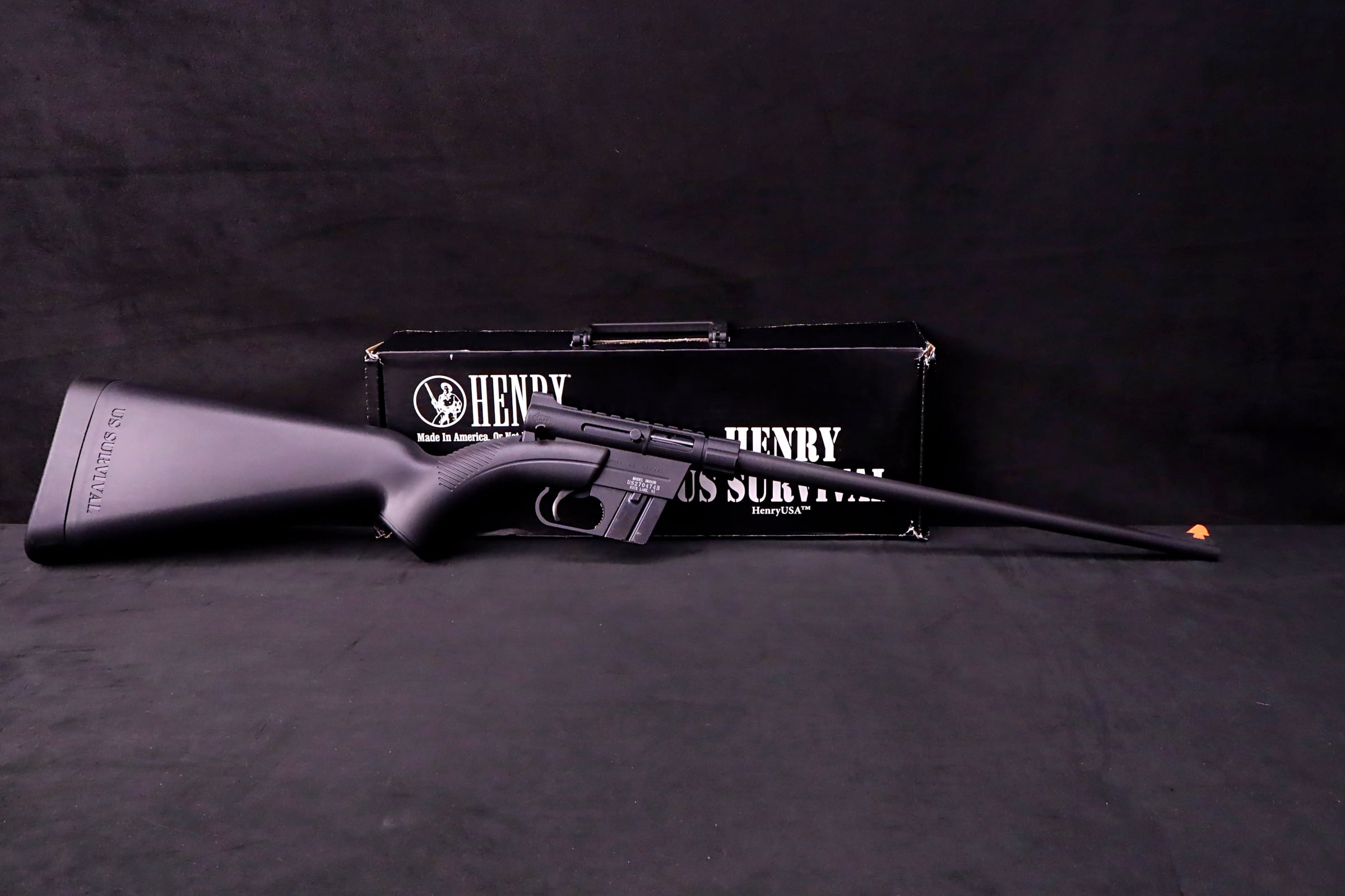 Henry US Survival H002B .22 LR Takedown Rifle 16.5" Black-img-1