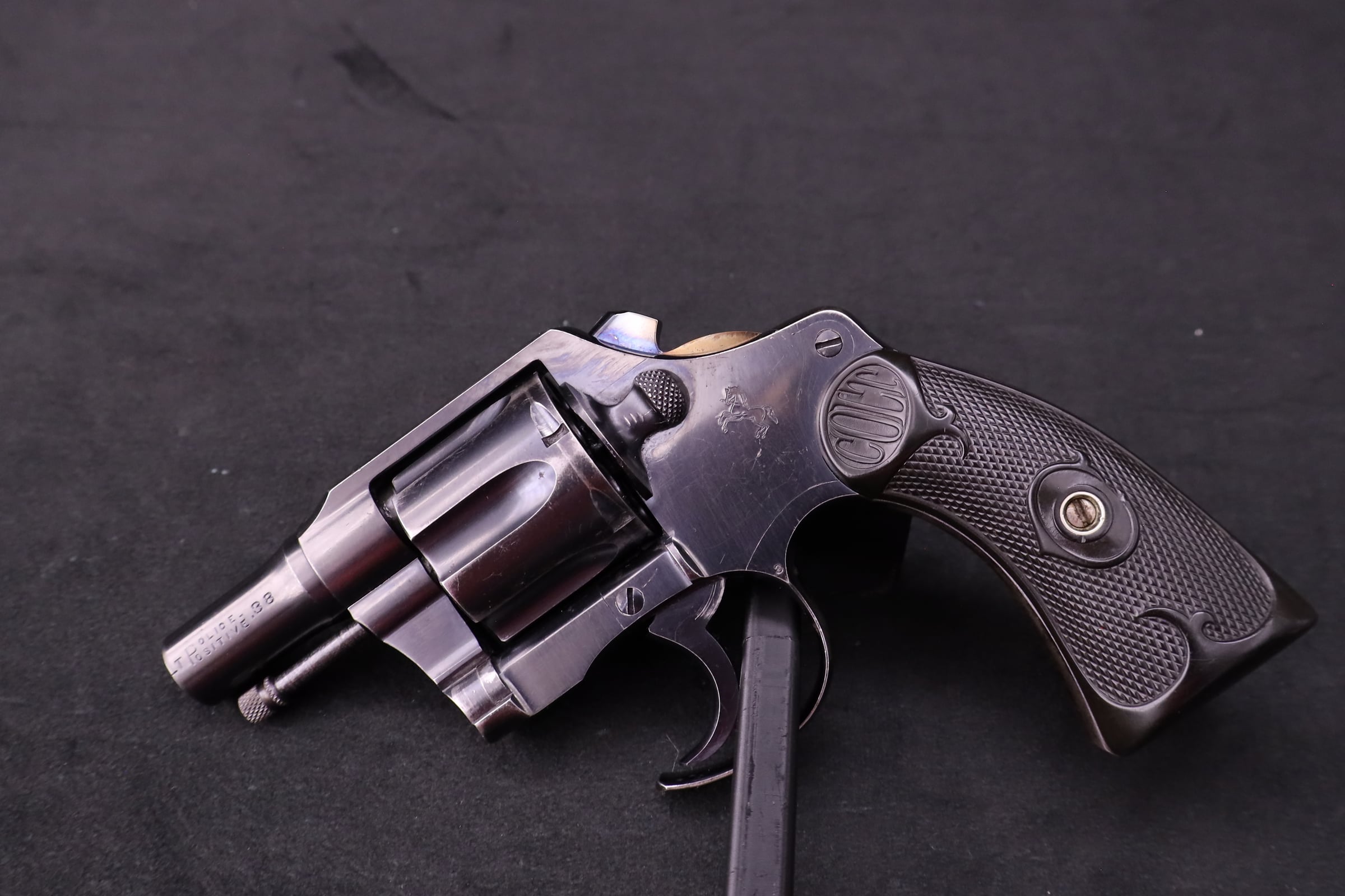 FITZ SPECIAL! 1924 Colt Police Positive .38 S&W Prohibition Era Wheel-Gun!-img-1