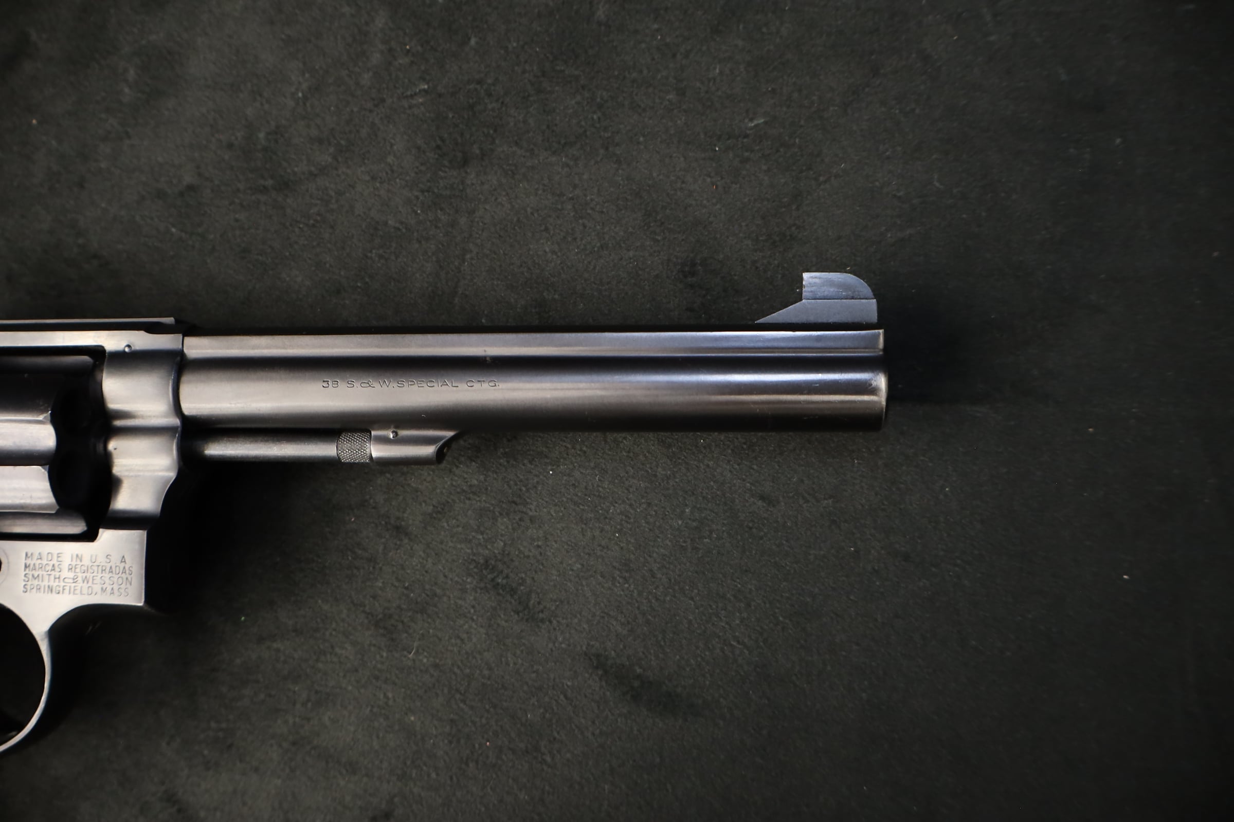 1952 Smith & Wesson K-38 Target Masterpiece .38 Spl 6" 5-Screw Pre-Model 14-img-4