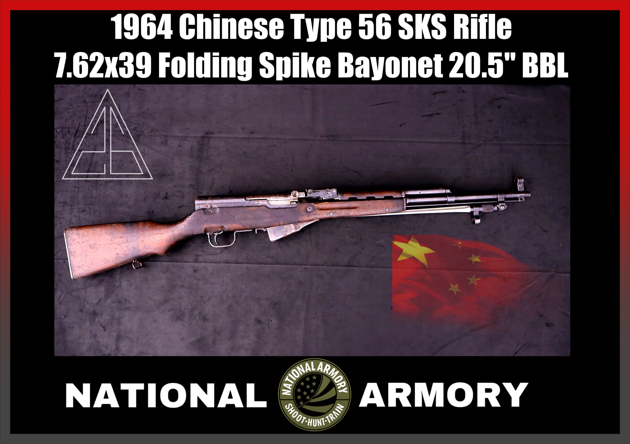 C&R Chinese SKS Type 56 Jianshe Arsenal 7.62x39 Seminov Military Rifle-img-0