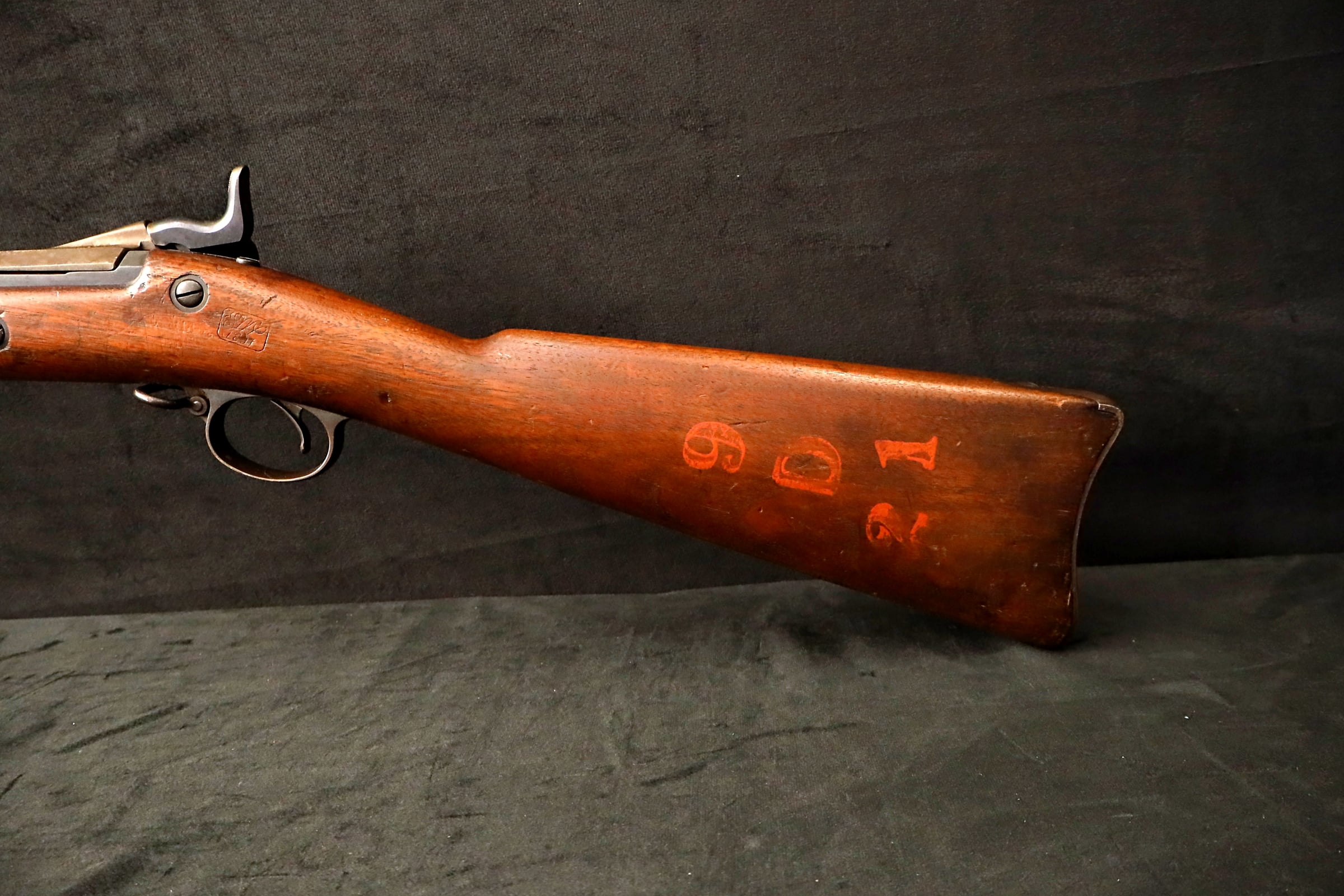 Antique 1880 Springfield Armory 1873 Trapdoor .45-70 Single Shot Rifle-img-12