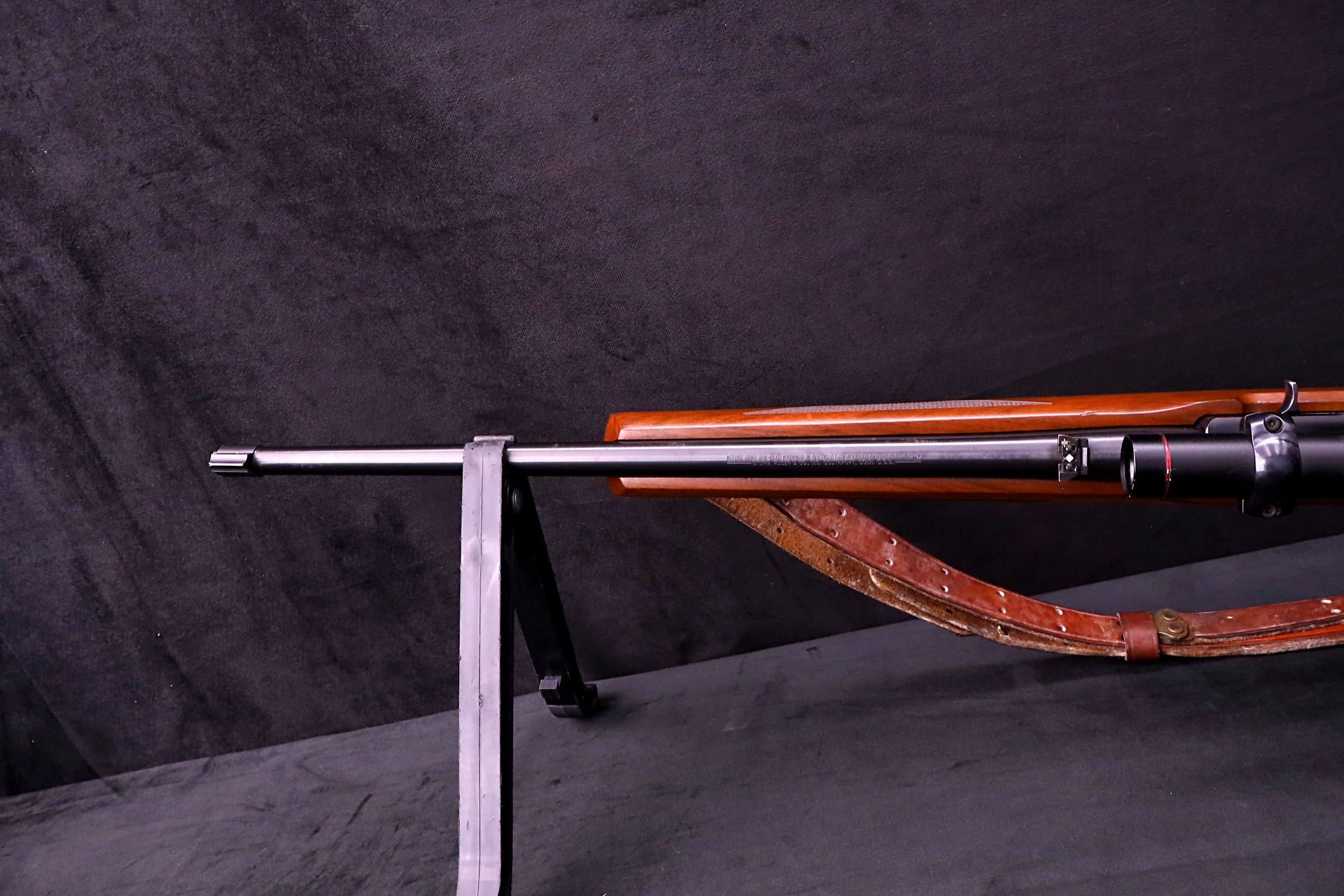 1996 Ruger 10/22 Carbine .22 LR 18.5" Wood Simmons 4X Scope Leather Sling-img-13
